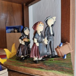 Escultura, los gallegos.